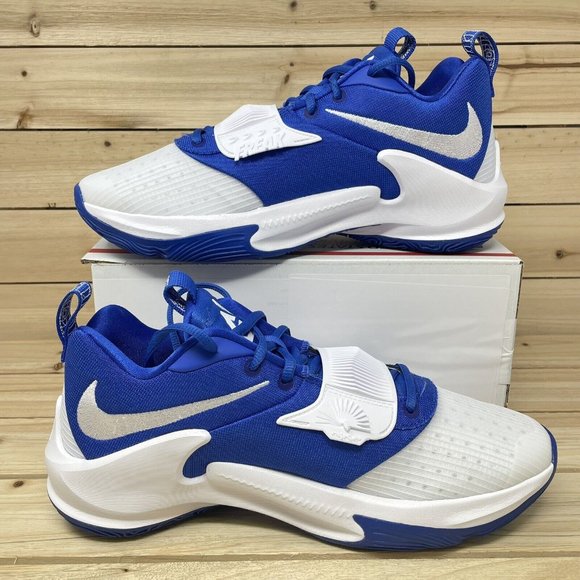Nike Air Zoom Freak 3 Promo Giannis Basketball Shoes Blue White Mens Siz… - Picture 2 of 9